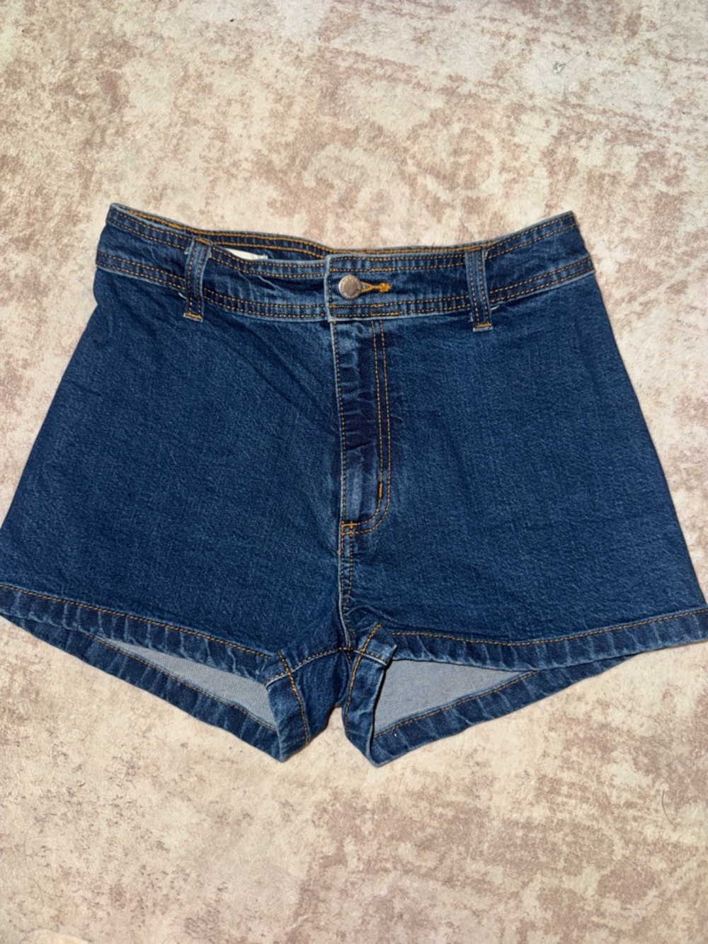 Universal Thread Classic High-Rise Dark Blue Denim Sailor Shorts- Size 2